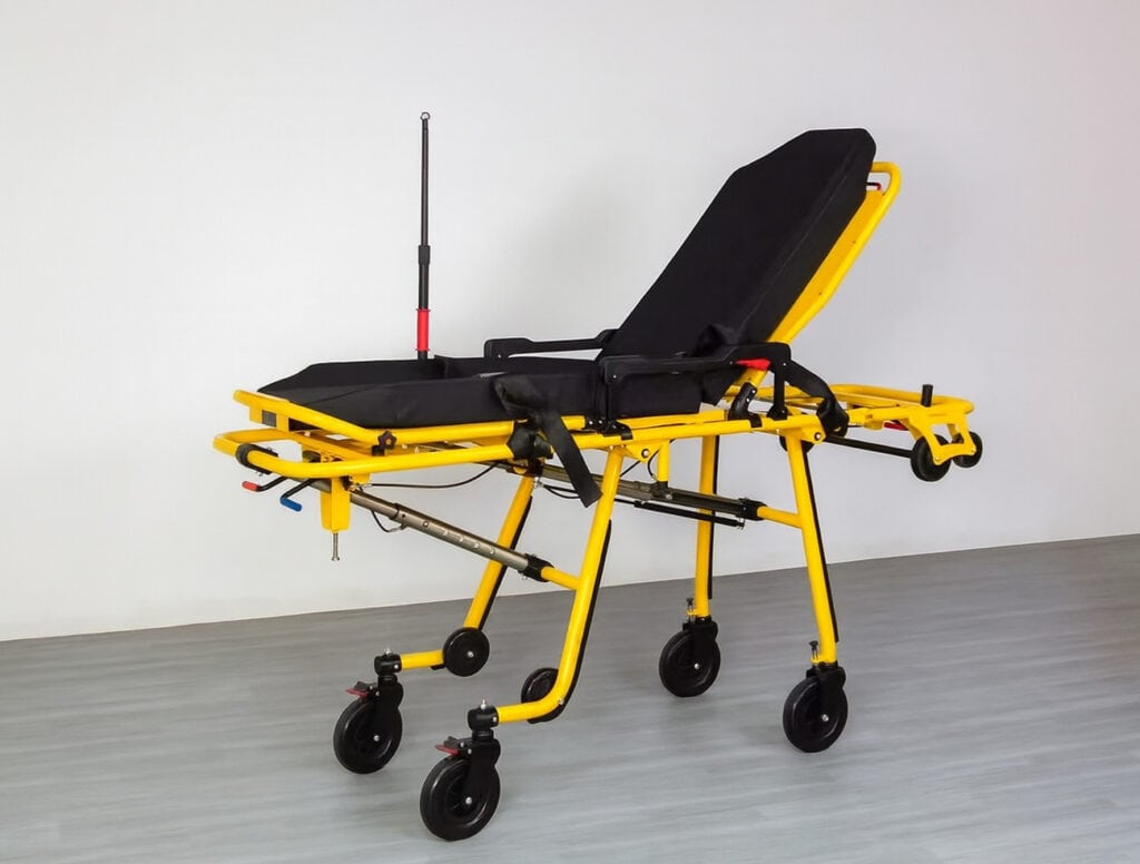 maca de ambulância de liga de alumínio