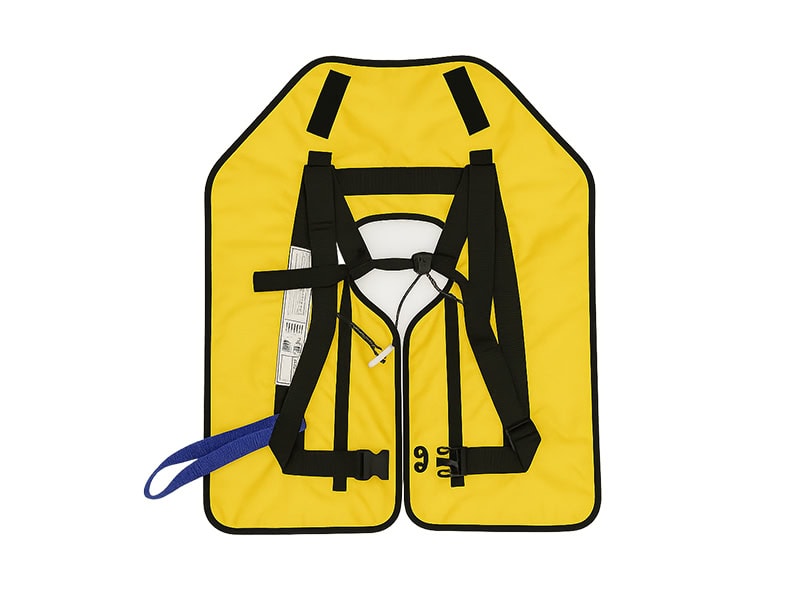 Inflatable life jacket